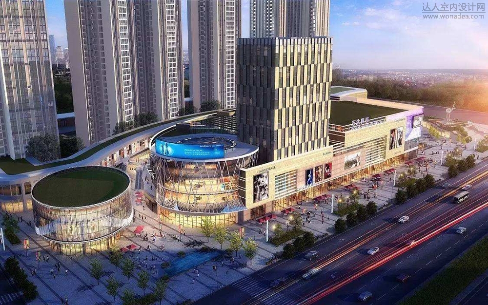 中铁仁禾购物广场设计效果图