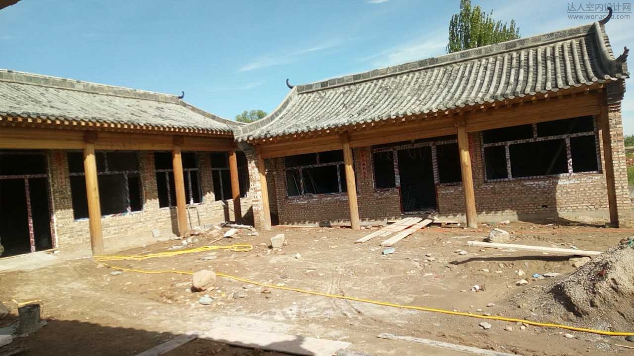 四合院前期施工中