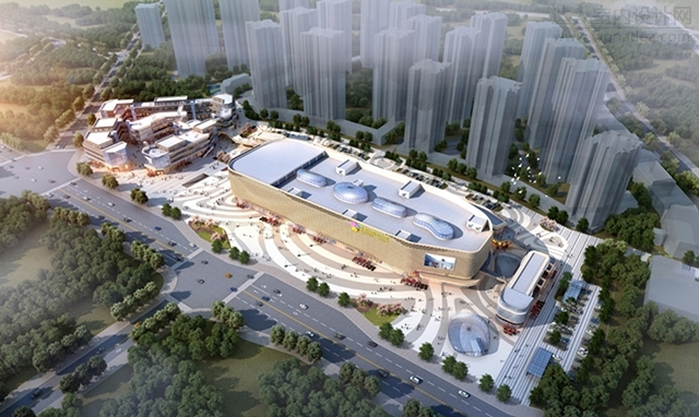 江津爱琴海采用海洋主题商业空间设计，延续爱琴海商业艺术基因