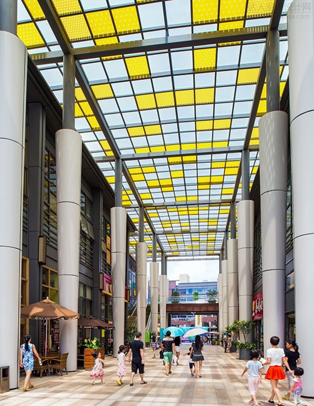 商业与自然的融合——松山湖畔万科生活广场商业设计