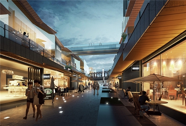 曲江创意谷商业街区设计再现长安“长桥卧波、复道行空”盛景