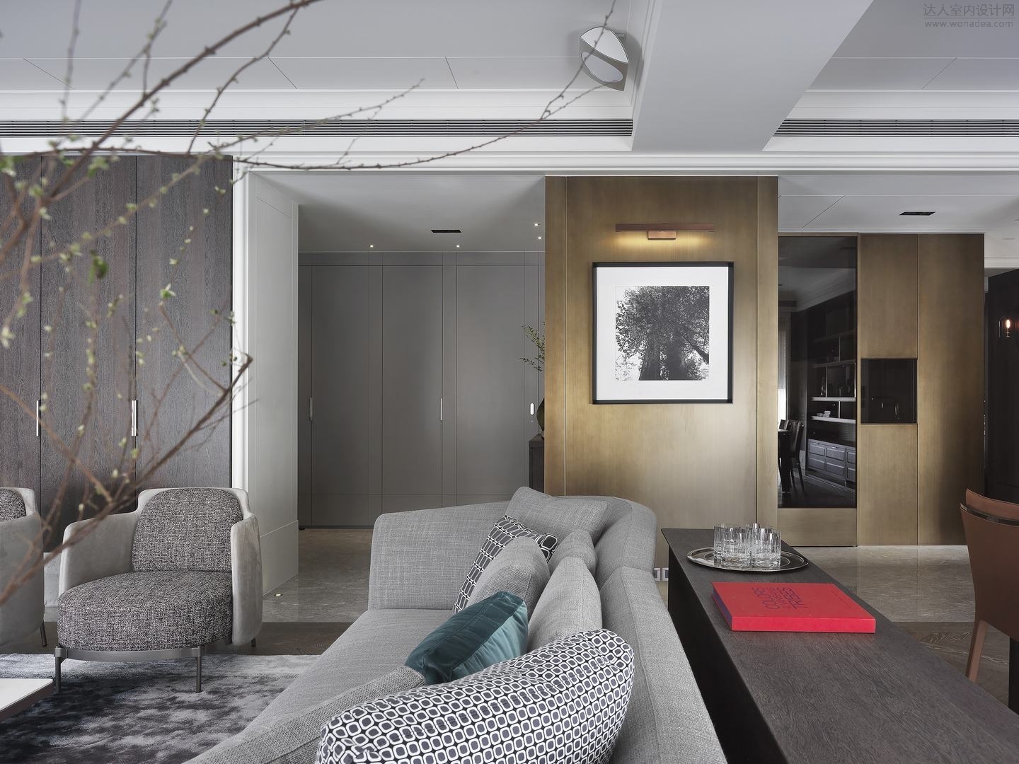 珥本设计 现代客厅沙发-免费3dmax模型库-欧模网