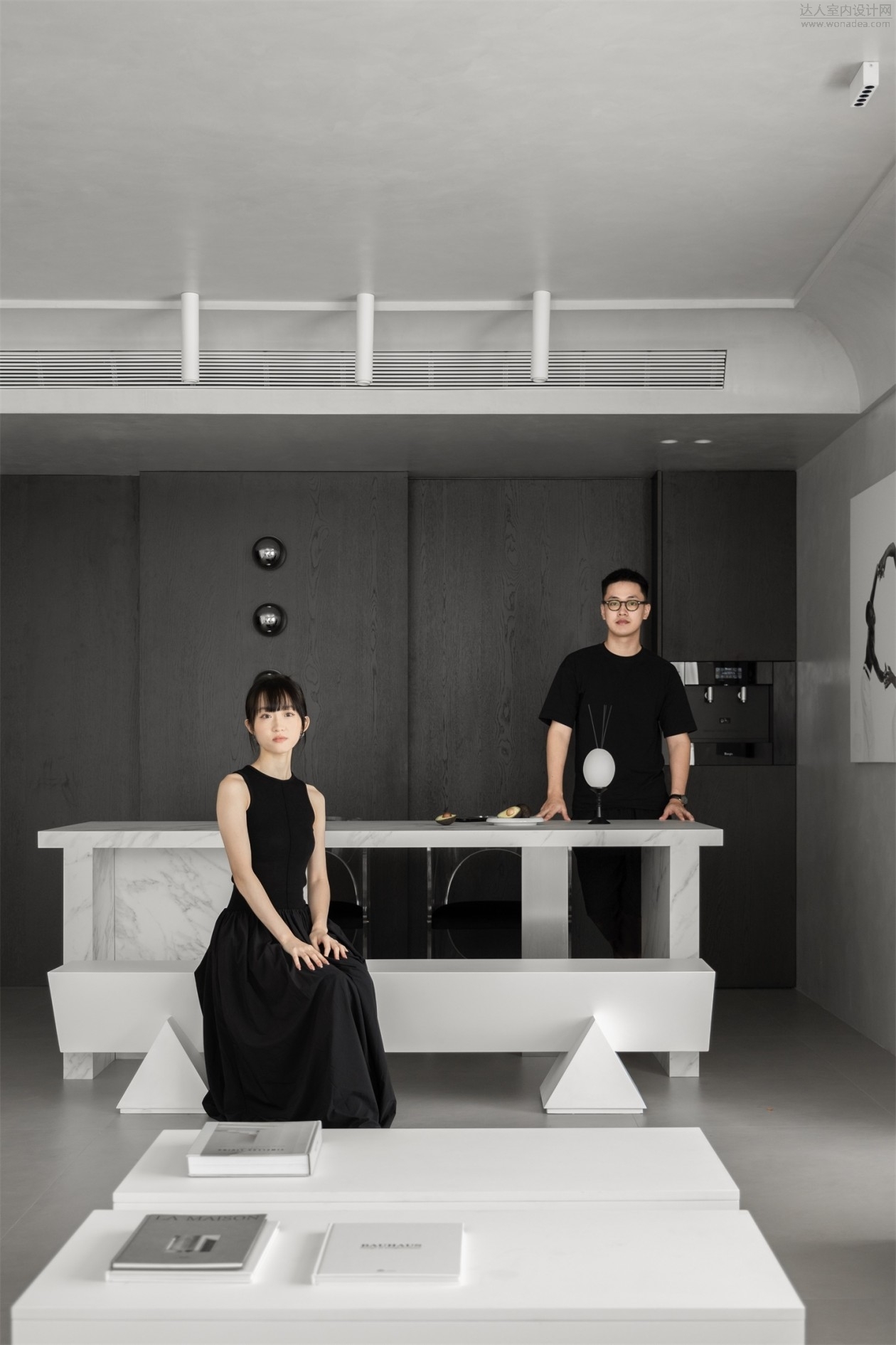 NONO STUDIO--以盒子为概念的黑白灰极简私宅 - 家居鉴赏 - 达人室内设计网 - Powered by Discuz!