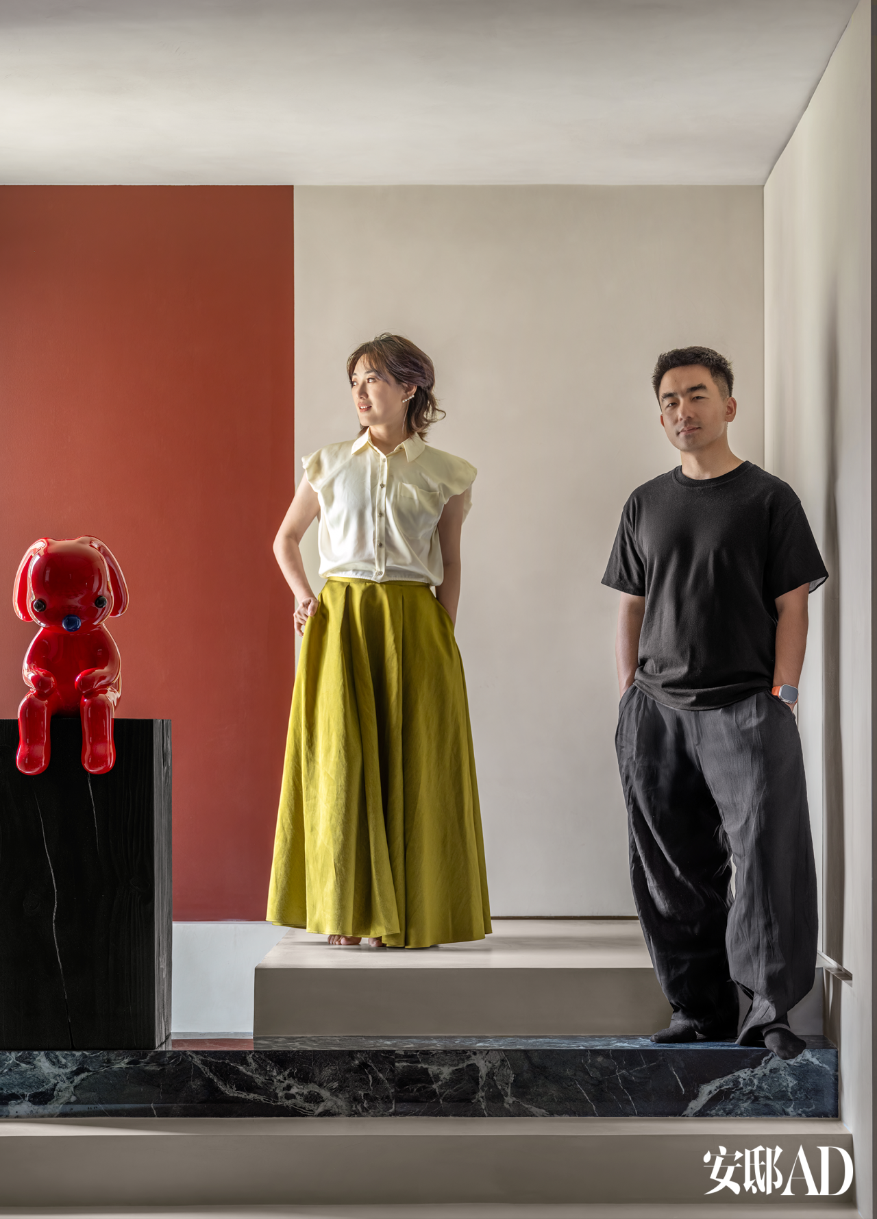 设计师张拓的一次立体创作，这个家让女主人的审美落地