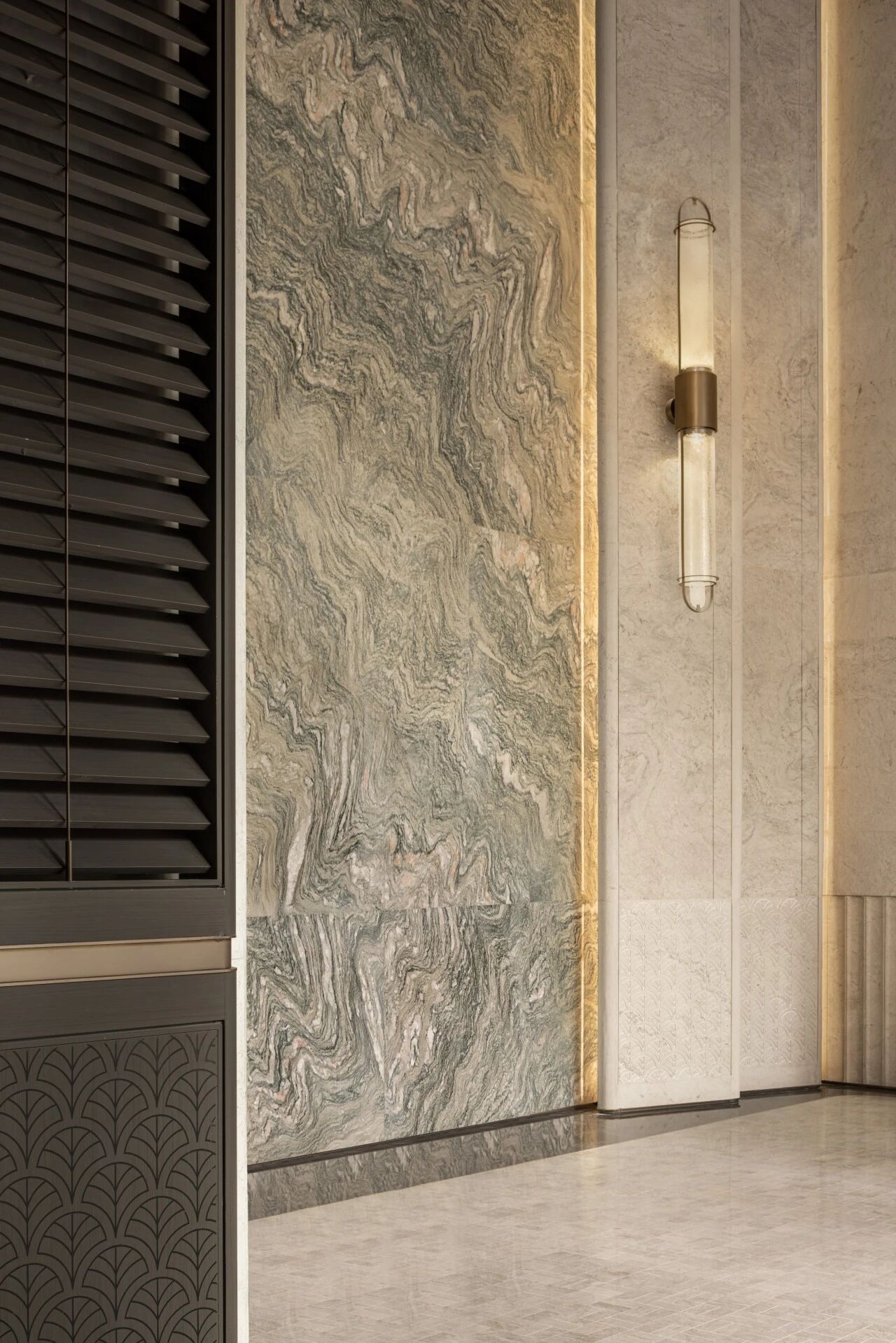 矩阵纵横 | 东莞华润旗峰润府澐璟社区大堂