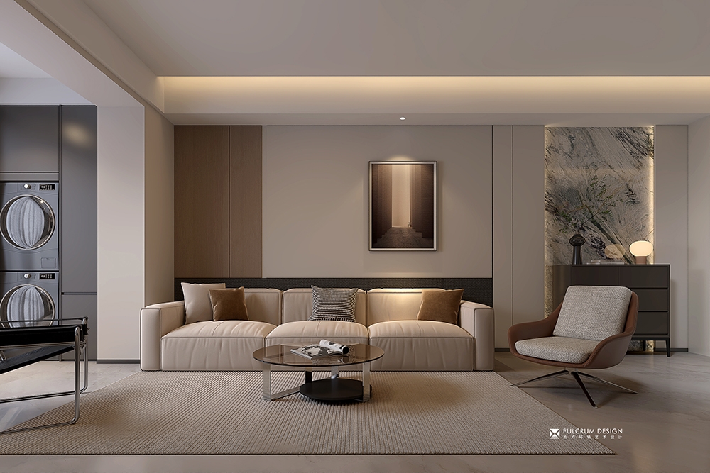 武汉支点设计 ·月亮湾壹号/118㎡/现代