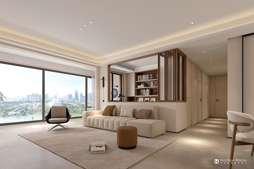 武汉支点设计 ·宝业璞园/140㎡/混搭