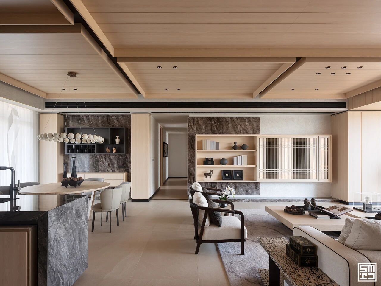 森境设计 | 广东恒艺御龙山210㎡样板间