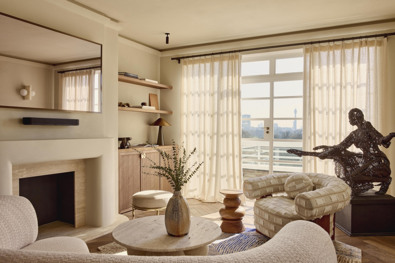 Uncanny Studio | 伦敦顶层公寓，预用设计平衡开放与宁静