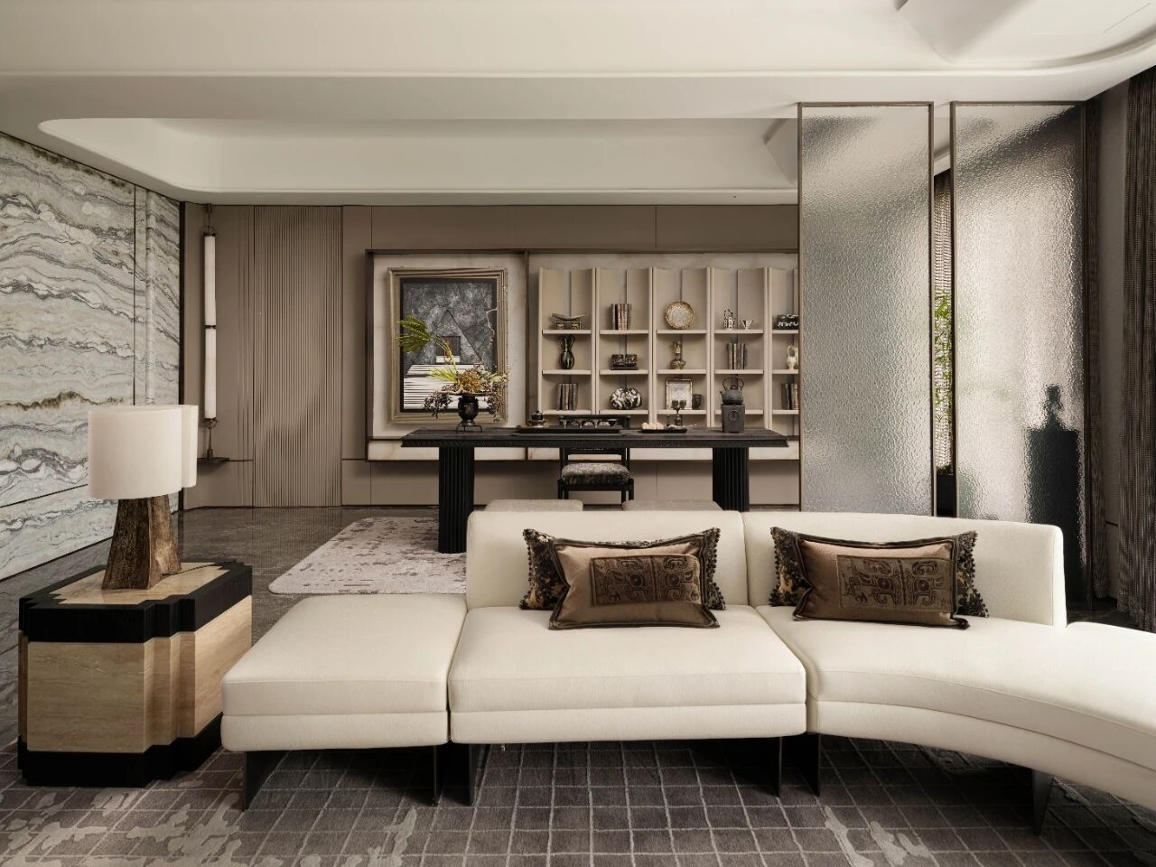 羽果设计 | 昆明龙湖锦粼天曜189㎡样板间