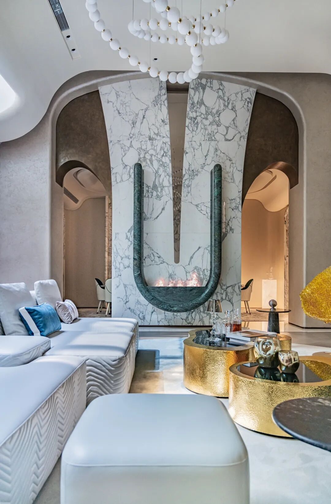 邱德光设计 |  天津城投东方玖玺377㎡样板间