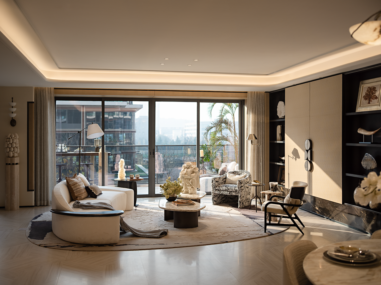 飞视设计+CCD+李益中 | 西安绿城·长安玉华190㎡/230㎡样板间