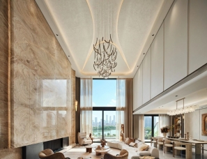 DARRY戴瑞软装 |  泉州建发縉湖壹号285㎡样板间