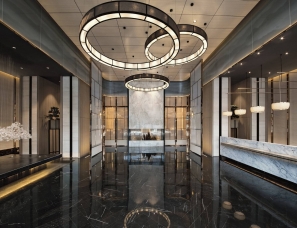 深圳盘石室内设计--财富城营销中心