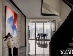 超集建筑设计Tiffany Shi | 广州顶楼三层大宅 四代同堂的家