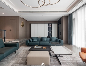 南昌阿鹤设计 |动线与空间的平衡表达  构造精致生活的家
