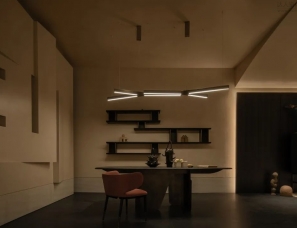 润舍纳图设计--意奢元素质感家居300㎡展厅