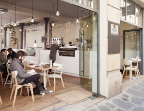 CUT architectures设计--巴黎Coutume咖啡店