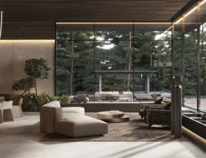 Dezest Design--隐匿于自然的森林豪宅