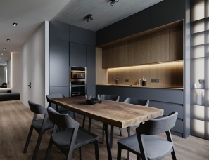 Kyde Architects--高级灰遇上原木的纯粹，超凡脱俗的生活格调
