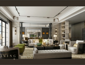 CCD设计丨西安开米万盛国际售楼处公寓设计方案+效果图