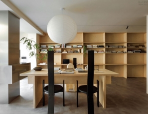 北京屋已设计--非传统性的流动空间 80㎡工作室兼住宅