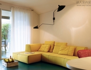 法国65平米多彩小户型公寓