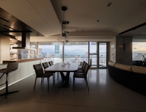 SNUPER大雄设计--台北“游艇式”顶层公寓豪宅