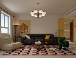 武汉支点设计 ·百瑞景/160㎡/现代中古