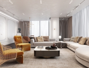 IQOSA Architect设计--Luxurious apartment