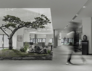 PXD厐喜设计--首开共享办公空间项目 园林办公