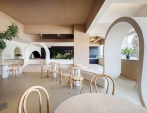 懒猫创意空间设计--深圳禾山有素餐厅