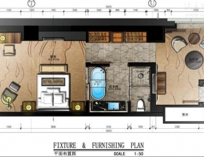 【PSD彩色平面图教程】HBA-别墅设计平面方案