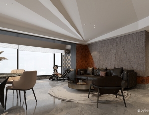 武汉支点设计 ·长江中心/227㎡/现代