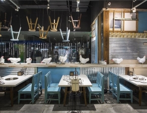 北京第二家小珺柑串串香餐厅设计
