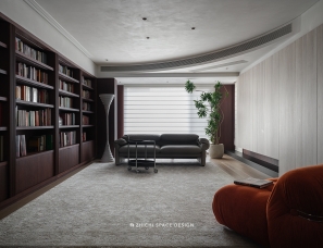 咫尺设计︱『无界、有序、有光』，180㎡知识分子理想国