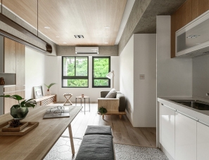 寓子设计--现代简住宅，展现出朴素原始之美！