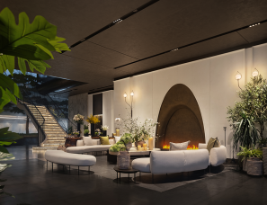 CCD×靳朝晖设计丨绿城温岭湖境月华生活馆