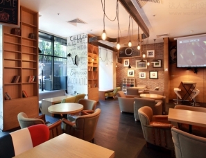 Nurlan Kamitov设计--哈萨克斯坦San Francisco咖啡厅