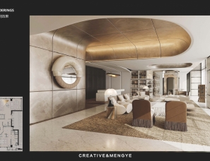 孟也设计 | 成都交子金融广场住宅样板间设计方案