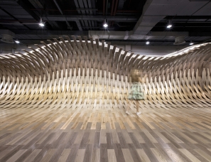 堂晤设计--久盛木地板主题展厅