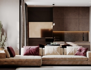 Soffit Interiors--大地色系+优雅紫 国外轻奢气质公寓
