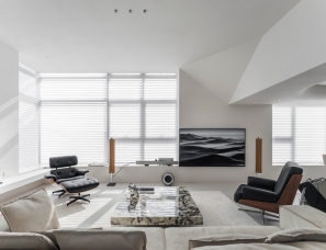 柠可设计 | 长沙300㎡复式楼，光影独奏