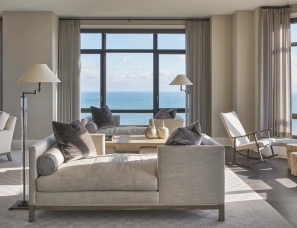 Elizabeth Krueger Design--芝加哥优雅的湖景公寓