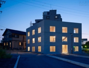 日本设计工作室Mamiya Shinichi为自己在名古屋市设计的办公室
