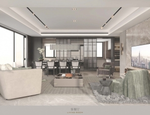 DIA丹健国际设计丨杭州189户型样板房方案+施工图+效果图