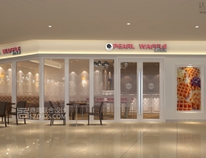 鼎尚联合设计-苏州-Pearl Waffle玻尔松饼连锁餐厅设计