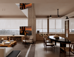 木卡建筑设计 | 上海Maillard Residence.赭石宅