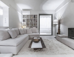 雅典：纯净舒适的白色公寓
