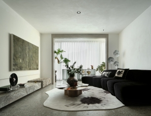 HURR赫设计丨现代折衷与艺术交织 复式空间打造不被定义的家